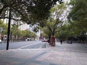 人民広場駅付近