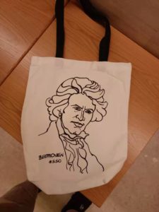 ベートーベンのショッピングバック