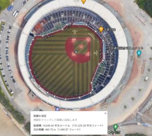 千葉マリンのグラウンド全体