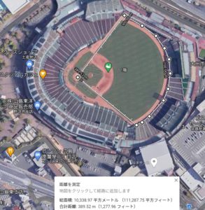 広島スタジアムのフェアグラウンド