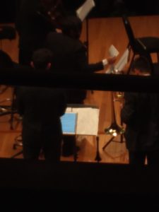 Ipadを楽譜に使っていた奏者