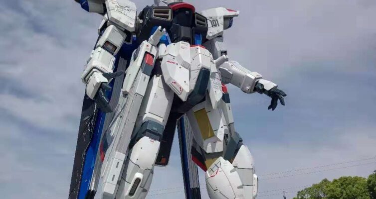 上海のガンダム像