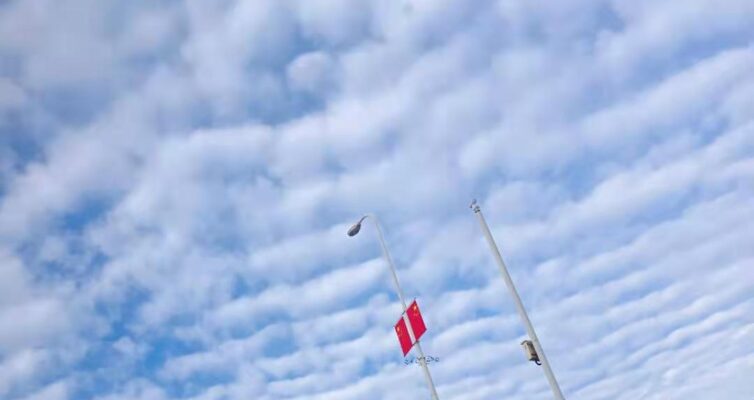 今朝のいわし雲